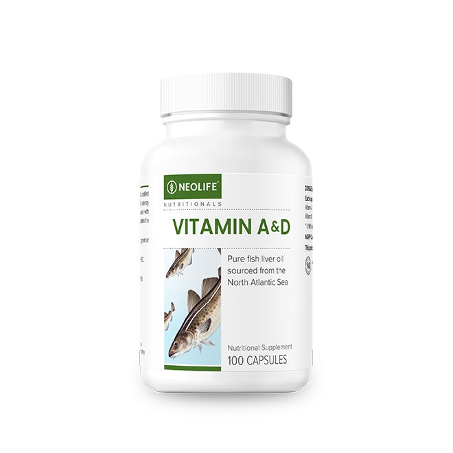 Vitamin A & D - 100 Capsules